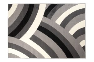 Teppich Dream Dunkelgrau Creme Geometrisch