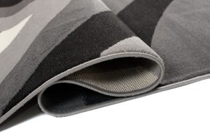 Teppich Dream Dunkelgrau Creme Geometrisch