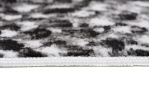 Teppich Dream Modern Kurzflor Schwarz Grau Schlange Design