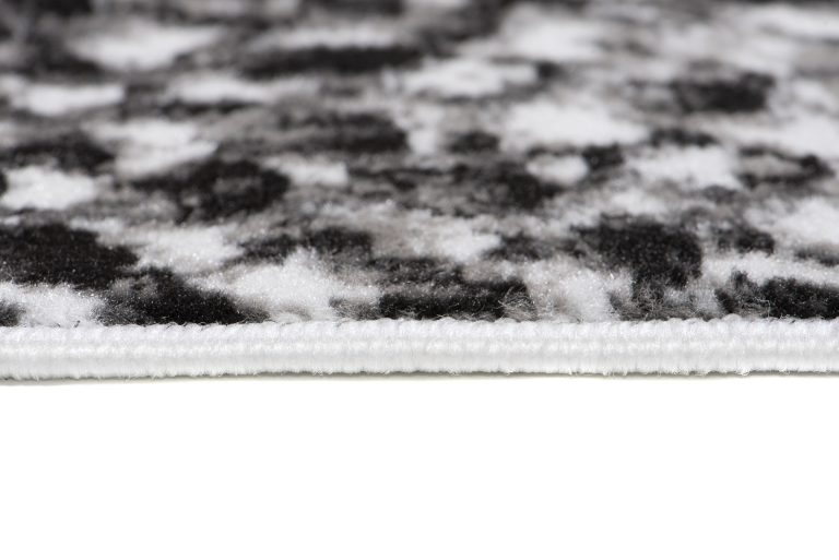 Teppich Dream Modern Kurzflor Schwarz Grau Schlange Design