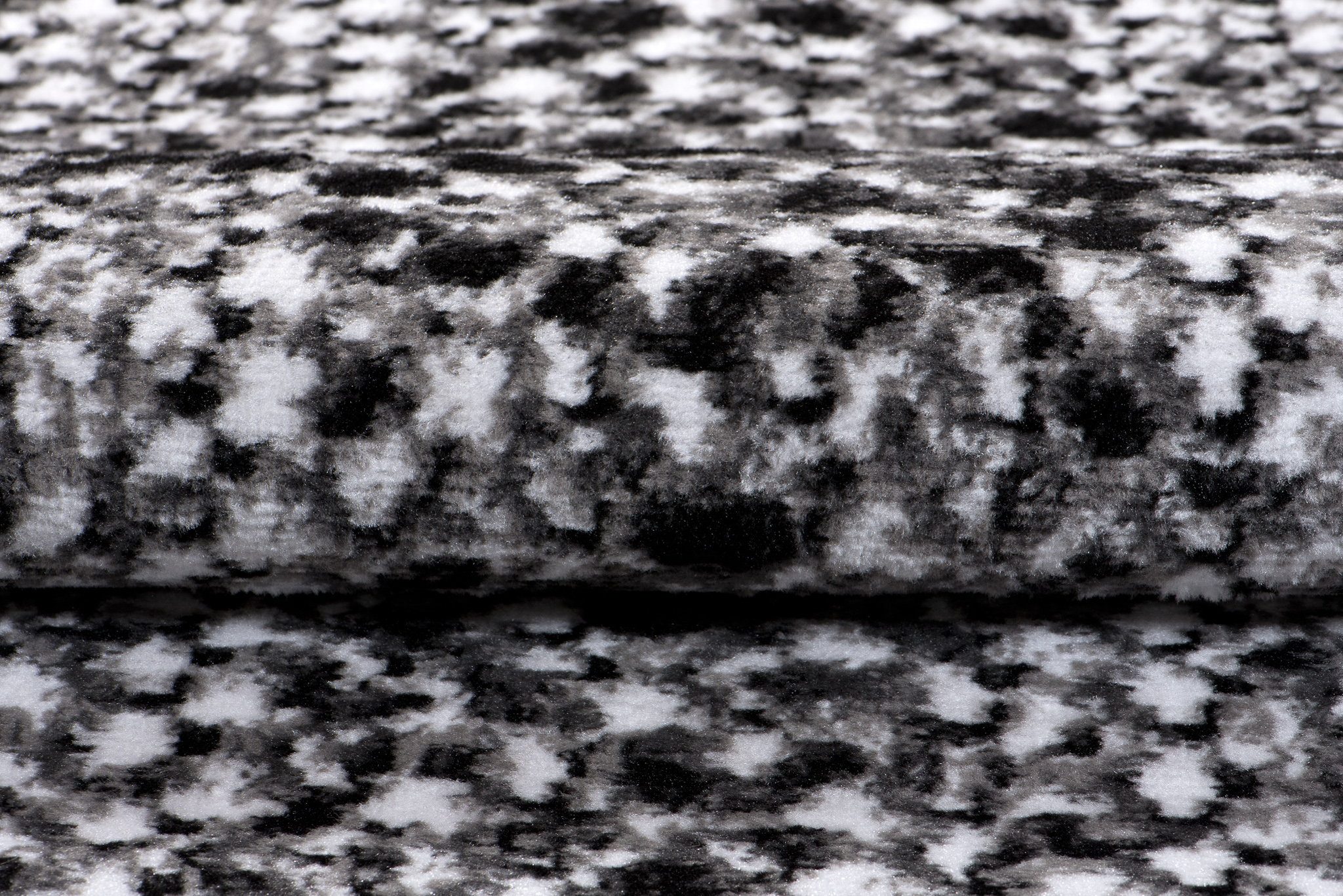 Teppich Dream Modern Kurzflor Schwarz Grau Schlange Design