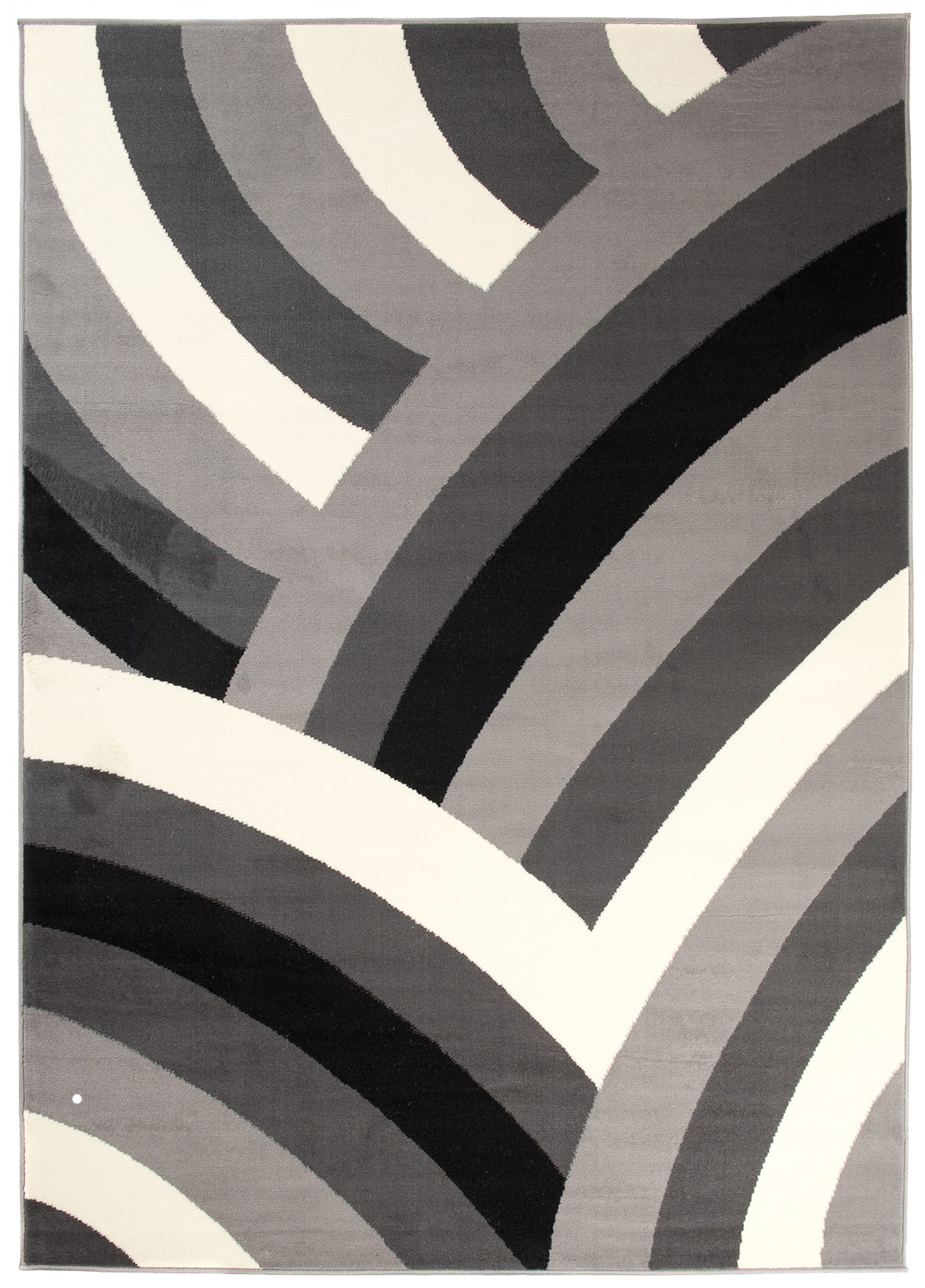 Teppich Dream Dunkelgrau Creme Geometrisch