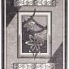 Teppich Dream Grau Geometrisch Blumen Rahmen