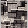 Teppich Dream Grau Schwarz Geometrisch Rechtecke
