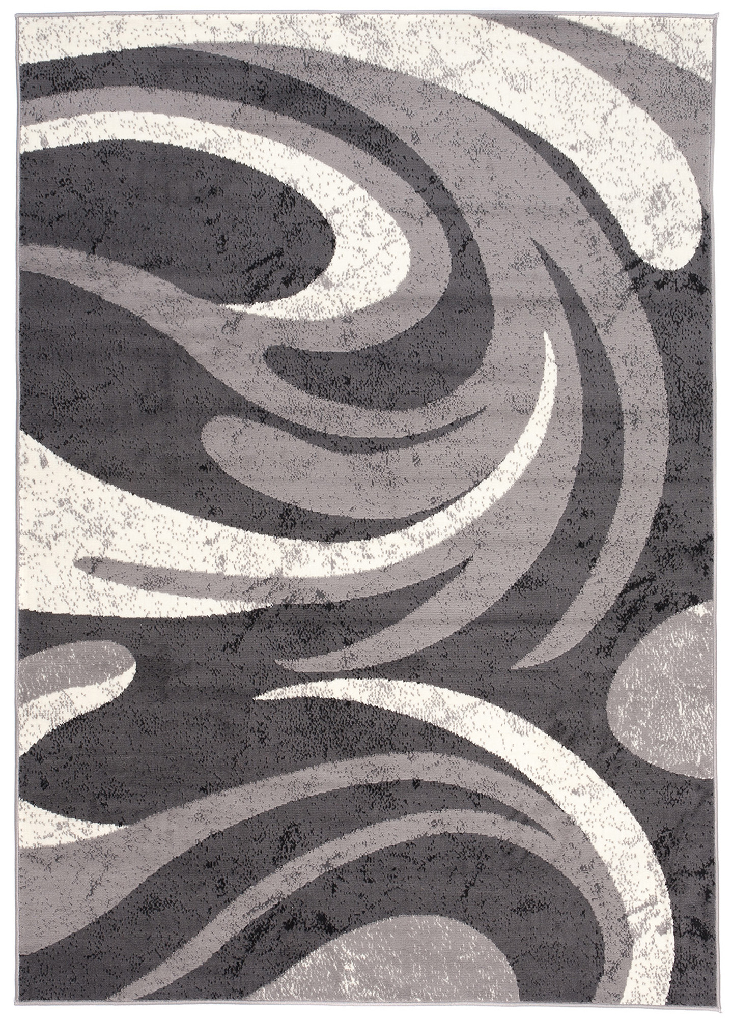 Teppich Dream Abstrakt Grau Dünne Wellen