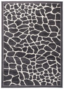 Teppich Dream Dunkelgrau Tiermotiv Rahmen