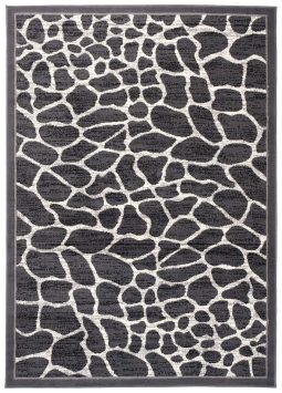 Teppich Dream Dunkelgrau Tiermotiv Rahmen