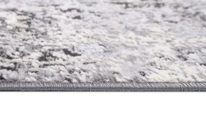 Teppich Valley Dunkelgrau Vintage Rosette