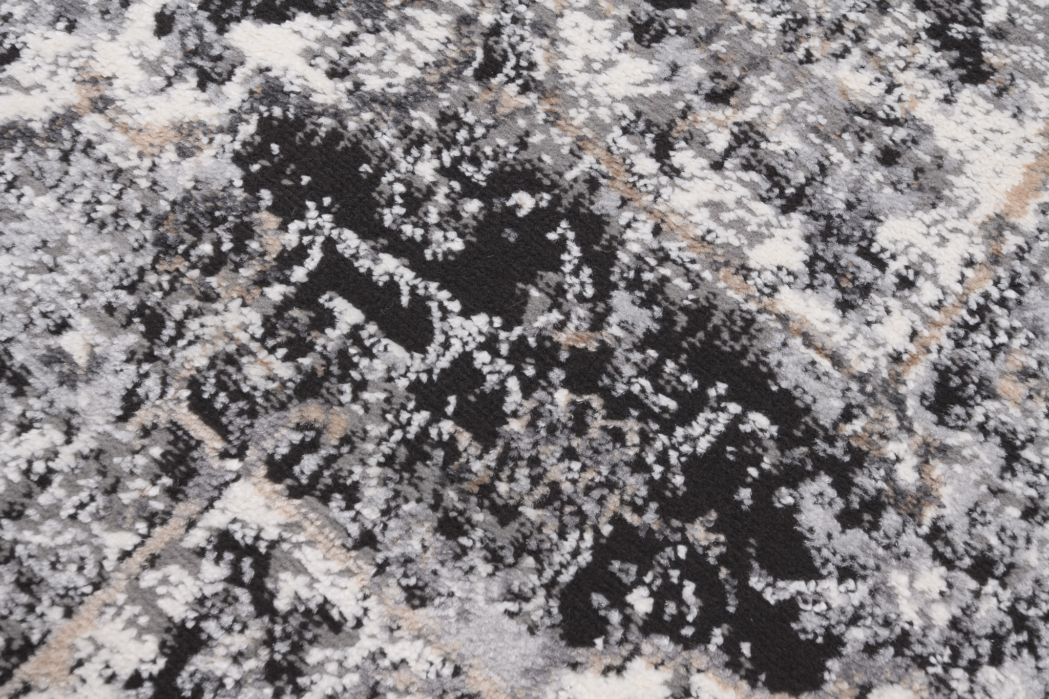 Teppich Valley Dunkelgrau Vintage Rosette