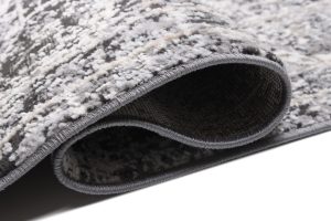 Teppich Valley Dunkelgrau Vintage Rosette