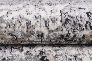 Teppich Valley Dunkelgrau Vintage Rosette