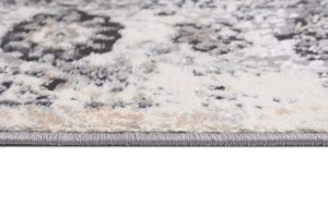 Teppich Valley Anthrazit Vintage Rosette