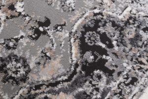 Teppich Valley Anthrazit Vintage Rosette