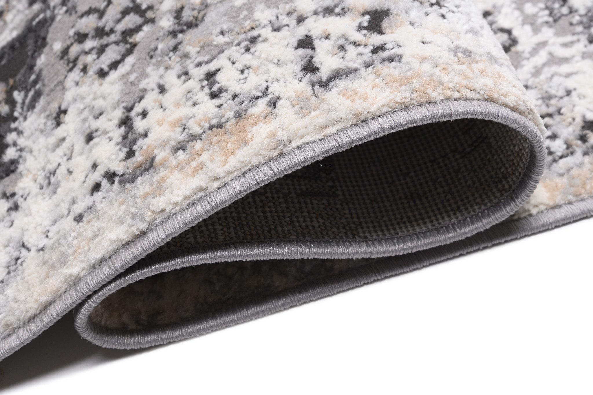 Teppich Valley Anthrazit Vintage Rosette