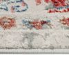 Teppich Retro Rostbraun Grau Ornamente Vintage