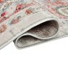 Teppich Retro Rostbraun Grau Ornamente Vintage