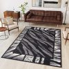 Teppich Dream Modern Grau Schwarz Tigermotiv