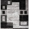 Teppich Dream Geometrisch Grau Schwarz Rechtecke