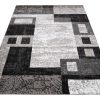 Teppich Dream Geometrisch Grau Schwarz Rechtecke