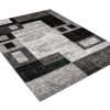Teppich Dream Geometrisch Grau Schwarz Rechtecke