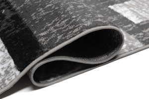 Teppich Dream Geometrisch Grau Schwarz Rechtecke