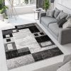Teppich Dream Geometrisch Grau Schwarz Rechtecke