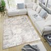 Teppich Valley Grau Beige Geometrisch Quadrat