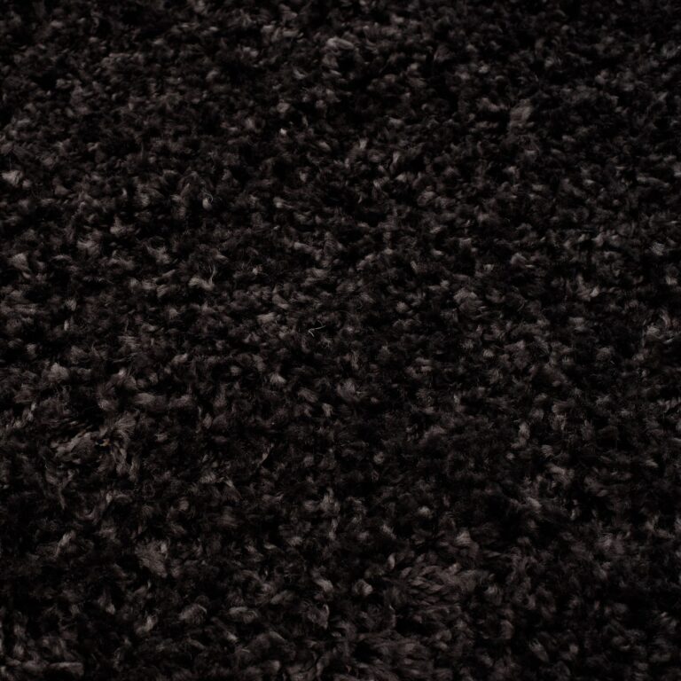 Teppich Essence Shaggy Einfarbig Anthrazit