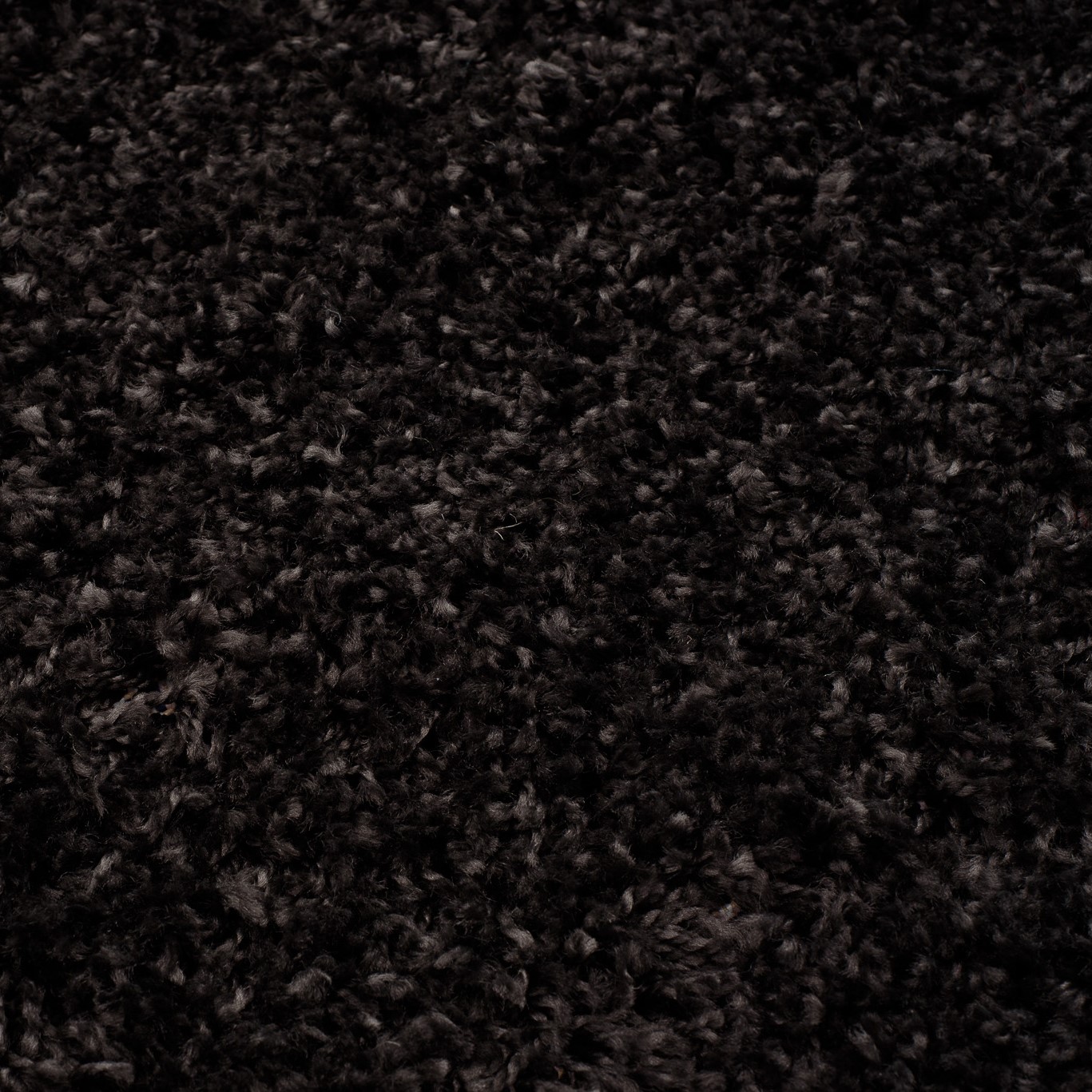 Teppich Essence Shaggy Einfarbig Anthrazit