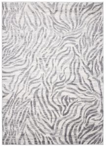 Teppich Valley Grau Abstrakt Zebra Streifen