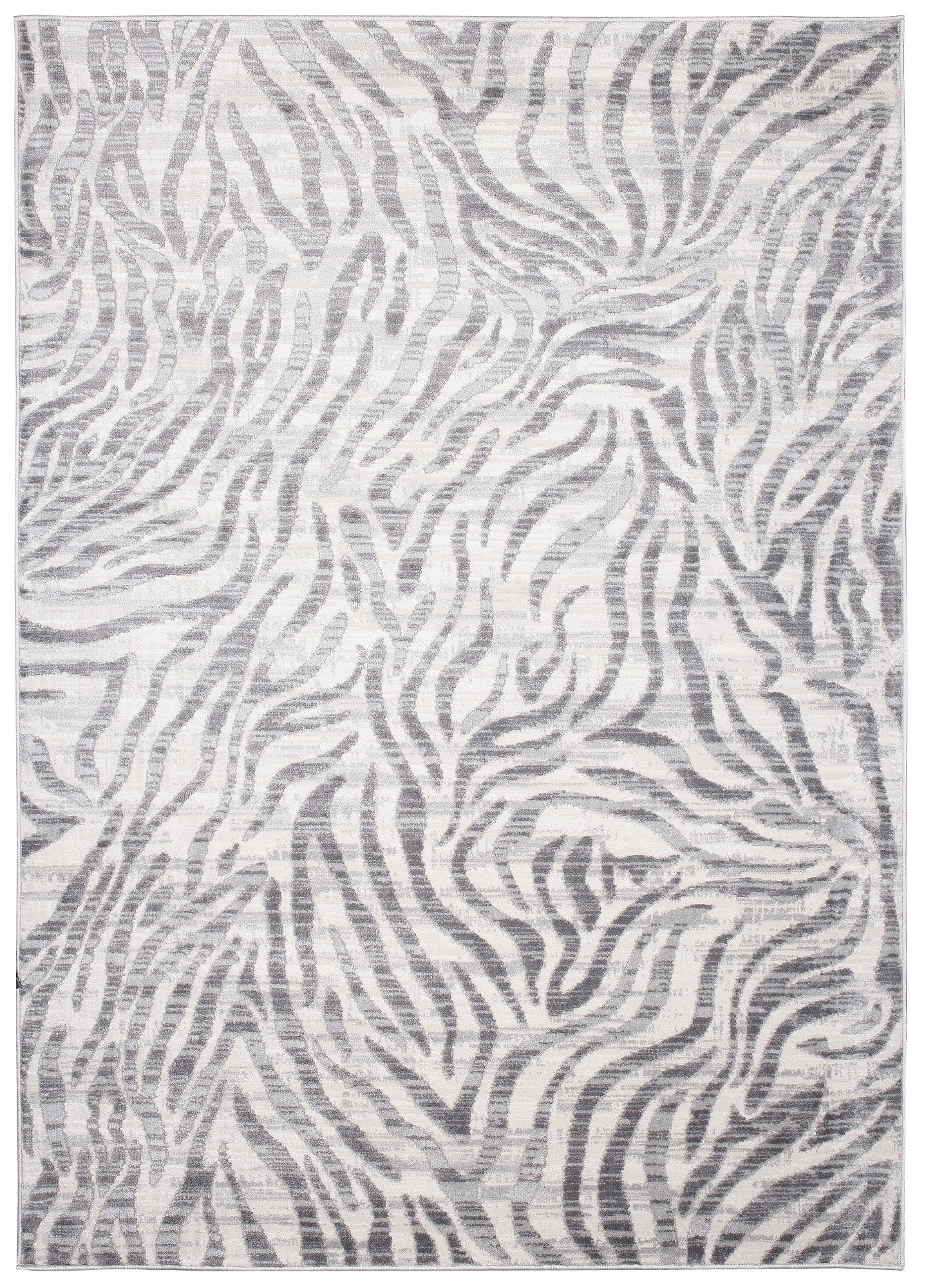 Teppich Valley Grau Abstrakt Zebra Streifen