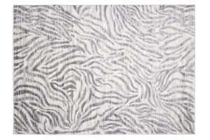 Teppich Valley Grau Abstrakt Zebra Streifen