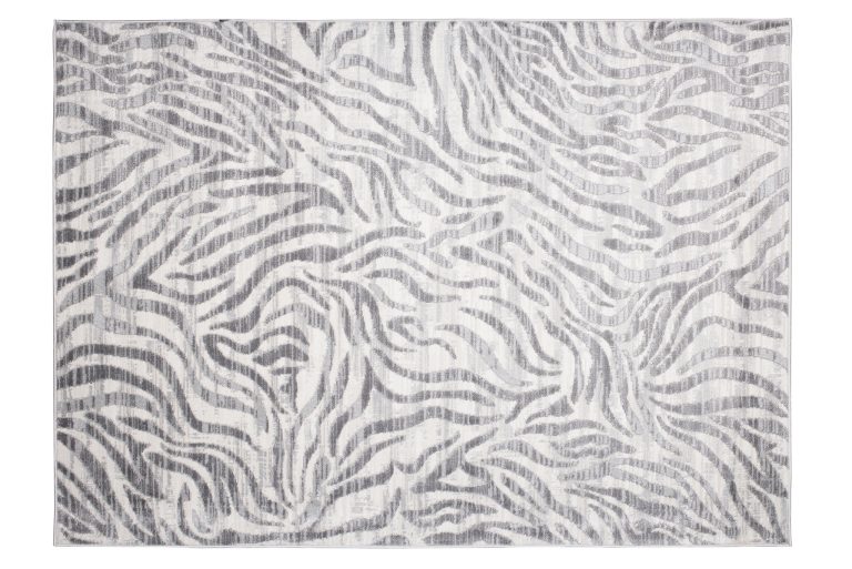 Teppich Valley Grau Abstrakt Zebra Streifen