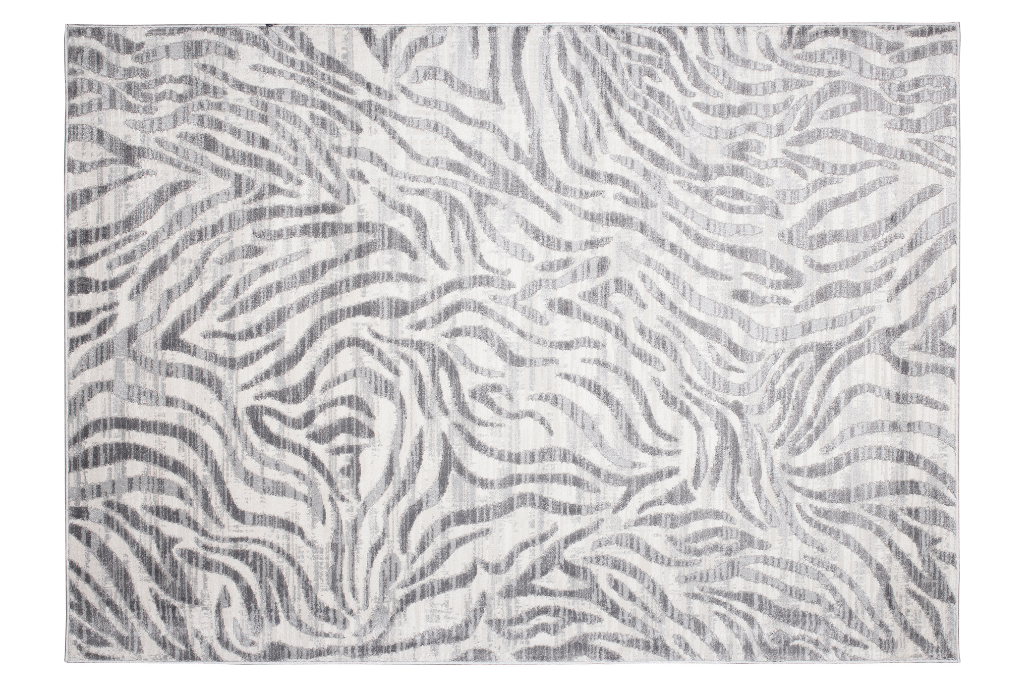 Teppich Valley Grau Abstrakt Zebra Streifen