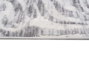 Teppich Valley Grau Abstrakt Zebra Streifen