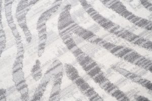 Teppich Valley Grau Abstrakt Zebra Streifen