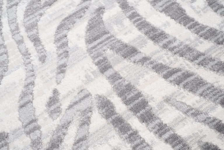 Teppich Valley Grau Abstrakt Zebra Streifen