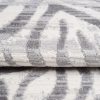 Teppich Valley Grau Abstrakt Zebra Streifen