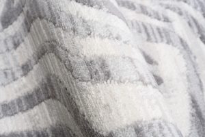 Teppich Valley Grau Abstrakt Zebra Streifen
