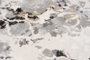 Teppich Valley Grau Fuchsrot Vintage Gitter