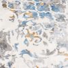 Teppich Valley Grau Blau Vintage Gitter