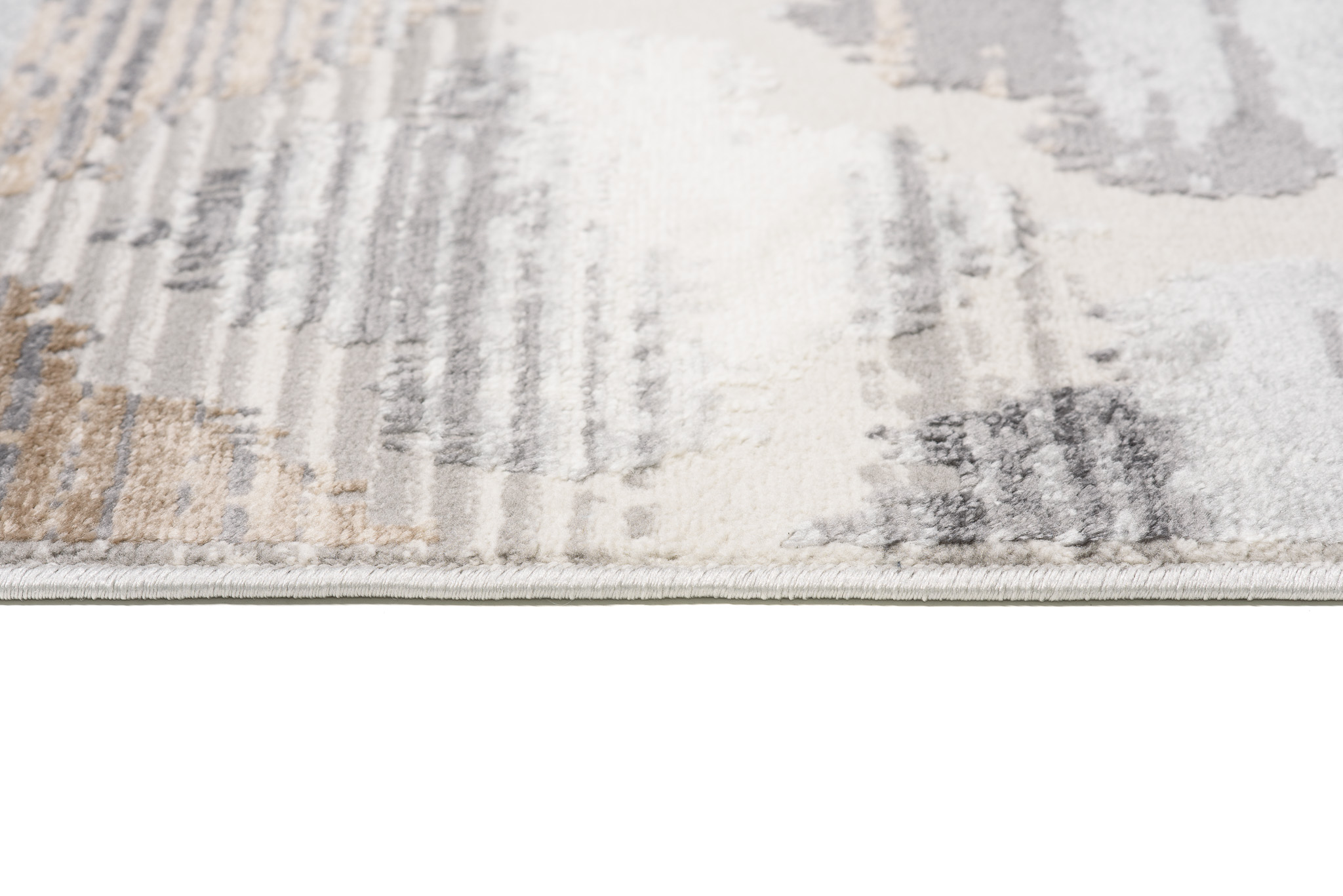 Teppich Valley Grau Fuchsrot Marokkanisch Kleeblatt