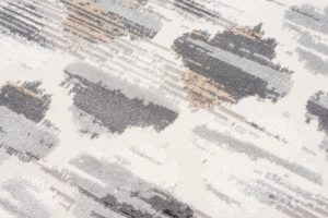 Teppich Valley Grau Fuchsrot Marokkanisch Kleeblatt