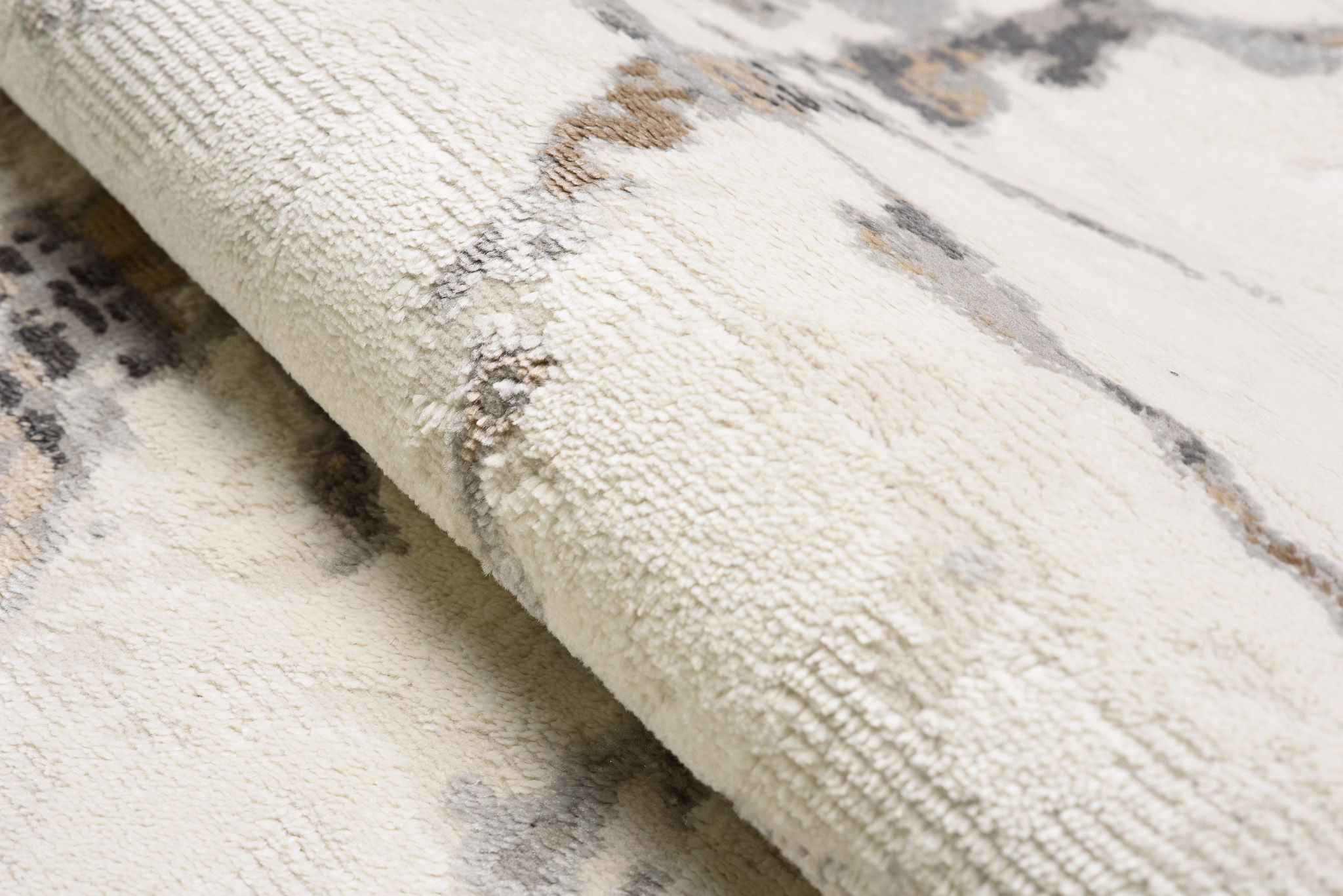 Teppich Valley Grau Modern Linien