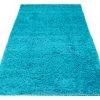 Teppich Essence Shaggy Einfarbig Türkis