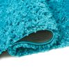 Teppich Essence Shaggy Einfarbig Türkis