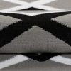 Teppich Dream Modern Kurzflor Grau Schwarz Weiß Karo