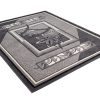 Teppich Dream Grau Geometrisch Blumen Rahmen