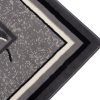 Teppich Dream Grau Geometrisch Blumen Rahmen