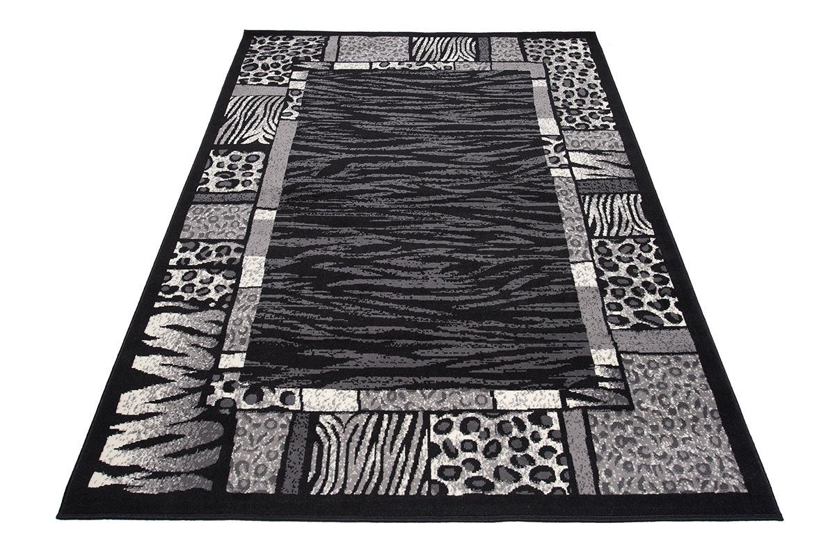 Teppich Dream Modern Schwarz Grau Tiermotiv